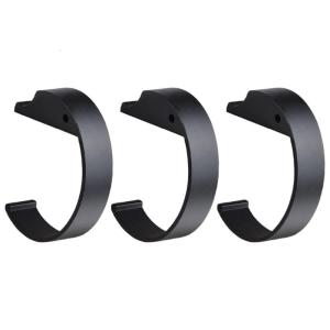 3PCs Desk Mount Handbag Hooks Rustproof Aluminum Alloy Bag Hangers For Countertop Closet Shelf Space Saving Organizers