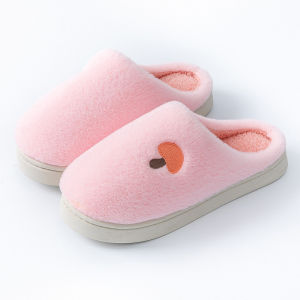 Free Shipping WomenS And MenS New Autumn And Winter Cotton Slippers Thick-Soled Indoor Warm Non-Slip And Fleece-Lined Indoor Slippers