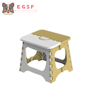 Folding Step Stool with Handle Pink - Portable Collapsible Small Plastic Foot Stool for Kids and Adults - Use in The Kitchen Bathroom and Bedroom footstool