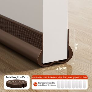 HCCM 100CM Door Bottom Sealing Strip Sound Proof Stopper Insulated Gap Rubber Seal Door Cover