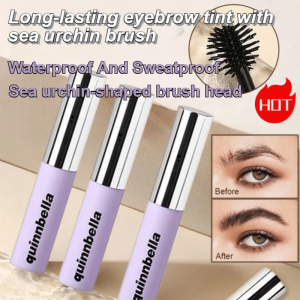 Long-Lasting Eyebrow Tint With Sea Urchin Brush Waterproof 24H Long Lasting/Wild eyebrow dye eyebrow cream transparent liquid setting cream brush head eyebrow raincoat gel long-lasting setting wild eyebrow cream