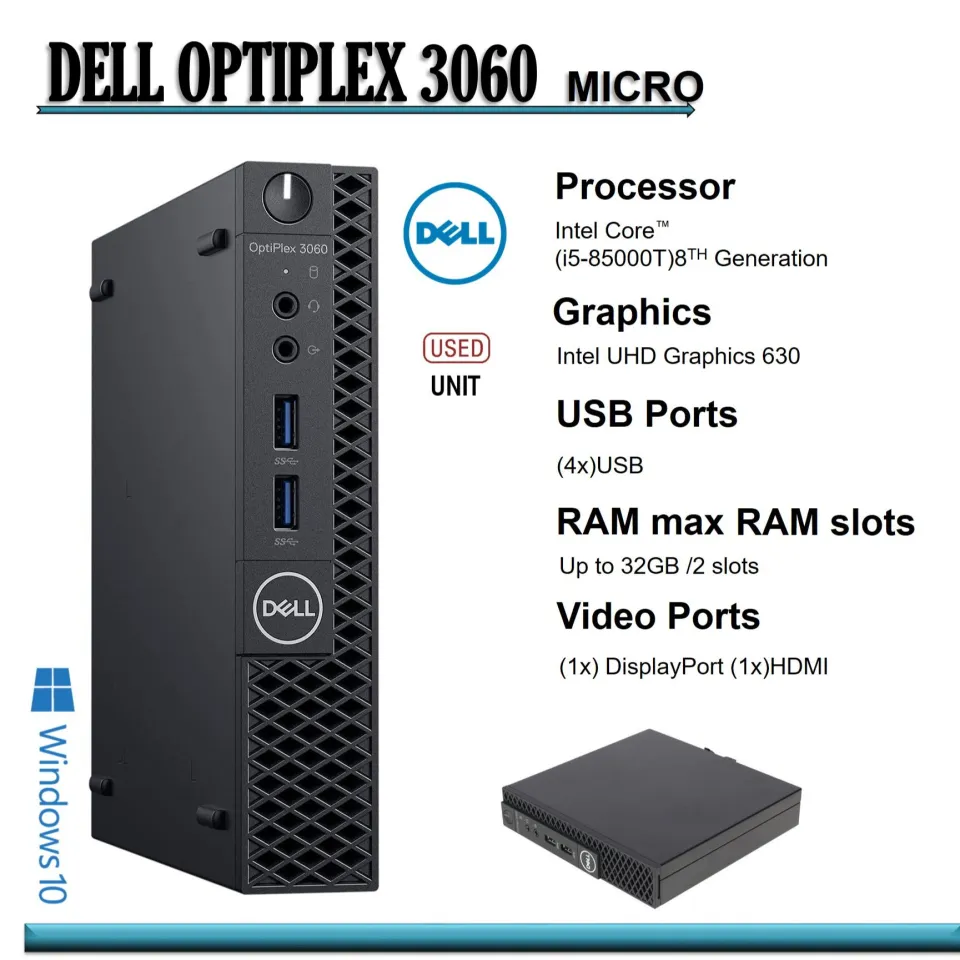 DELL OptiPlex 3060 Micro ミニPC 想像を超えての - Windowsデスクトップ