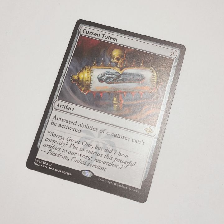 mtg godzilla cards how to get Cursed Totem Proxy Card – Tough Times main image 0