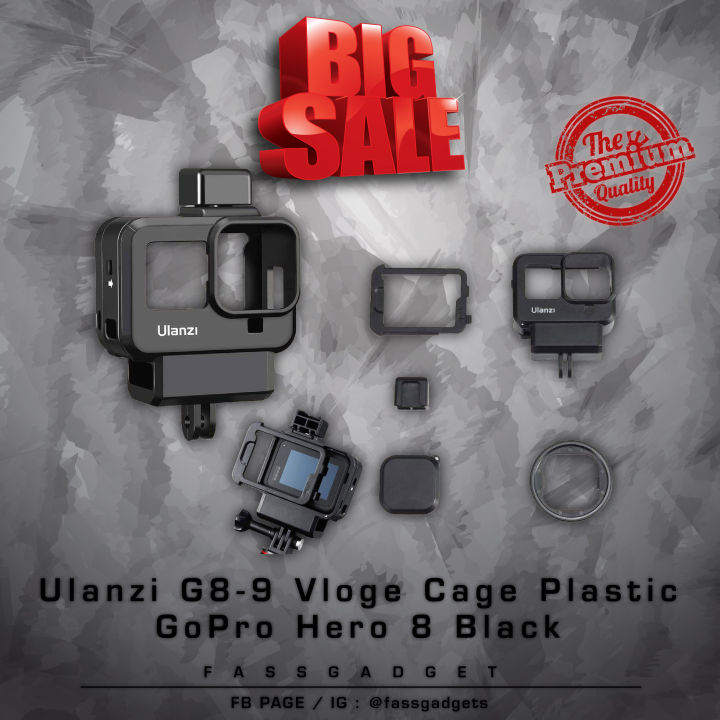 (READYSTOCK) Ulanzi G8-9 Plastic Vlog Case for Gopro Cold