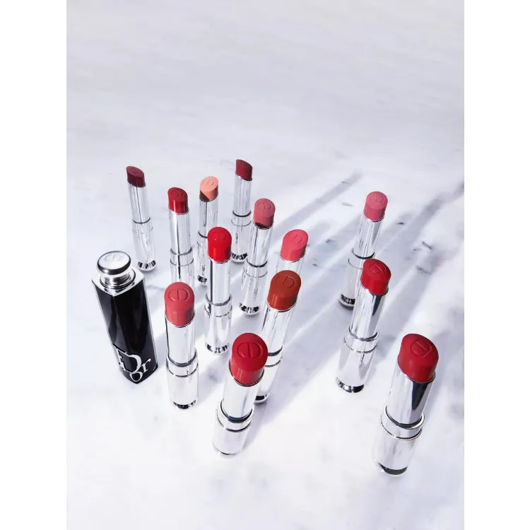 Son Dưỡng Dior 525 Chérie màu hồng đào,Addict Refill,Full Box Túi