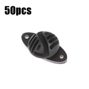 50Pcs/set Hemispherical Fence Insulator Animal Electric Fence Accessories