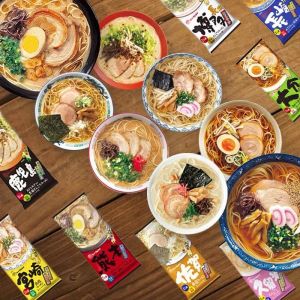 Japan Imported Marutai Kumamoto Kuro Mayu Tonkotsu Ramen 2 servings 7 kinds of flavor 7