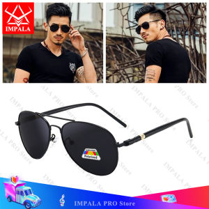 IMPALA PG1836W แว่นกันแดดเลนส์เปลี่ยนสีโพลาไรซ์แฟชั่นสำหรับผู้ชายเลนส์ป้องกันแสงสะท้อนแว่นตาขับรถแว่นกันแดดแบบเรโทรแว่นตาตกปลาเลนส์ HD UV400