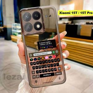 Casing for Xiaomi 15T Pro 15 T 15TPro 15Pro Xiaomi15T Pro Xiaomi15TPro Case Carton Soft Shockproof Clear Back Cover