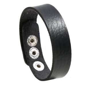 Adjustable PU Leather Wristband Customizable Slider Design For 14 22cm Wrists Lightweight Elegant Gift