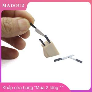 [COD] MADOU2 Dollhouse thu nhỏ Công cụ Cắt mini cắt chủ cắt Board mô hình trang trí cảnh Nhà Bếp trang trí nội thất Đồ chơi Dollhouse phụ kiện