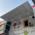 หลังคาไวนิลท้องเรียบ ลอนเหลี่ยม รุ่น PR5 สีขาว. 