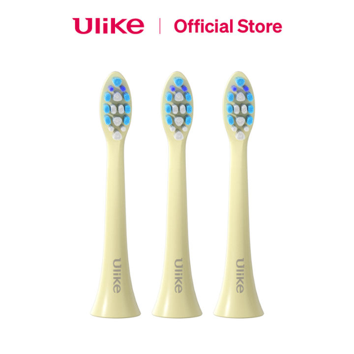 ULIKE acoustic wave electric toothbrush head 3 mount replacement head