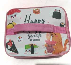 Tas bekal makanan besar anti air motif tas kotak makan lunch bag anak sekolah tempat kotak makanan