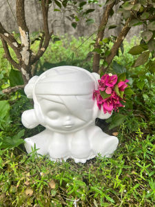 Tượng thạch cao cho bé tô màu "MOON" bé Skull Panda tượng siêu to cao