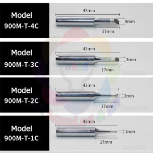 Mũi hàn 900M Trắng gia nhiệt nhanh đầu hàn bám thiếc cực tốt đầu hàn dùng cho mỏ hàn 936 Hakko 907 trạm hàn độ bền cao