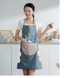 Tạp Dề Nữ Nam Chống Nước Chông Dầu Kiểu Dáng Hiện Đại Có Chùi Tay Bên Hông Túi đựng điện thoại