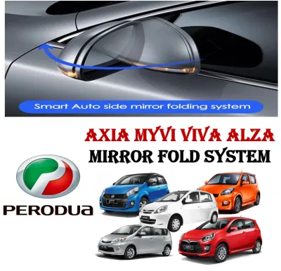 Perodua Myvi 2006-2013 Alza 2009-2013 Axia 2014-2016 Viva Auto Flip Folding Side Mirror Fold System