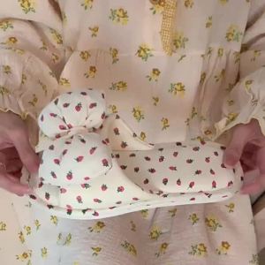 Ins Fashion Four-Season Linen Fabric Slippers Indoor Home WomenS Summer Cute Girly Bow Slippers