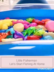 Magnetic Fishing Toy 60pcs Toys Set with Inflatable Pool Fishing Games Pretend Play