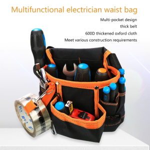 Đa-túi Túi đeo thắt lưng cho thợ điện thợ mộc phần cứng Đai dụng cụ Túi 600D vải oxford túi dụng cụ bảo trì tổ chức