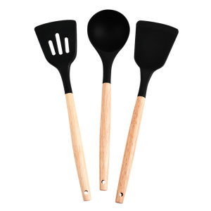 Baking Set Alat Masak 3Pcs/Set Silikon Alat Masak Wadah Spatula Set Peralatan Masak Spatula Silicone Warna Putih Set Tahan Panas Alat Dapur Spatula