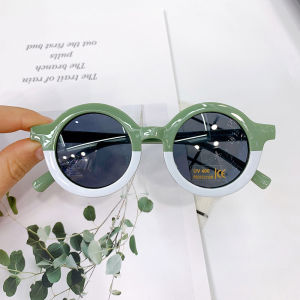 Fashion Retro Round Kids Sunglasses Brand Designer Children Sunglasses Boys Girls Baby Outdoors Goggle Shades Eyewear