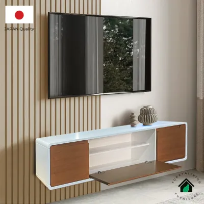 TORAYA - Lemari TV / Rak TV Gantung Dinding / Lemari Gantung /Lemari TV Minimalis / Furniture Murah / Lemari TV Kayu / TV Board STTV-120 HG