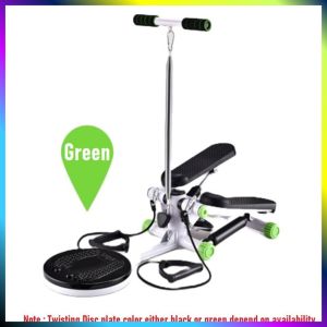 CS Mall : ADSports Gym Stepper With Twisting Machine Resistance Rope LCD Counter Slimming Leg Lose Weight Fitness Exercise Machine