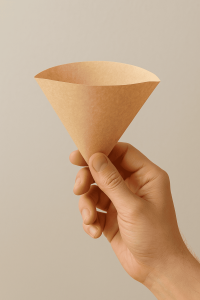(SG Stock)V60 Coffee Paper Filter V01 V02 Unbleached Coffee Strainer 50PCS