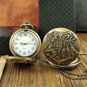 Harry Potter peripheral pocket watch for men anime retro Hogwarts Slytherin Gryffindor birthday gift Childrens Day gift