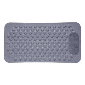 Bathtub Mat Non-Slip Shower Mat 36*69cm Bath Mats with Foot Massage Drain Holes