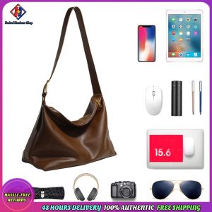 Vodool Retro PU Leather Shoulder Handbag Soft Tote Bag Satchel Crossbody Bag Large for Women Daily Use and Special Occasion