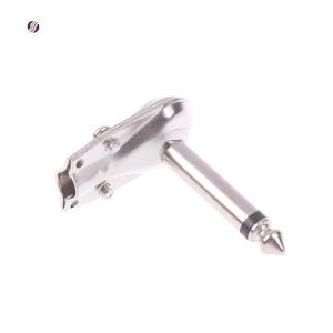 💝💟【Special price】Be Cools แจ็คโมโน6.35มม. หัวมุมขวาแบบแบนเอฟเฟกต์กีตาร์ตัวผู้ขั้วต่อที่เหยียบตัวเชื่อมต่อไมโครโฟน