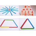 Mainan Puzzle 3D Matematika Anak Kids Math Learning Game Berhitung Mainan Edukasi Anak 48 Count Stick Edukatif Toys Games Wood Material Kayu Aman Latih Kecerdasan Otak Hadiah Koleksi Pajangan Hiasan s6238 - Multicolor. 