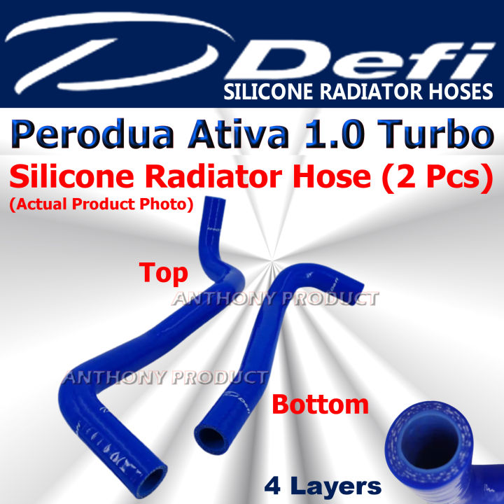 DEFI Perodua Ativa 1.0 Turbo Radiator Silicone Hose (Top & Bottom ...