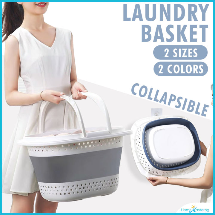 [SG Ready Stock] Collapsible Laundry Basket Lazada Singapore