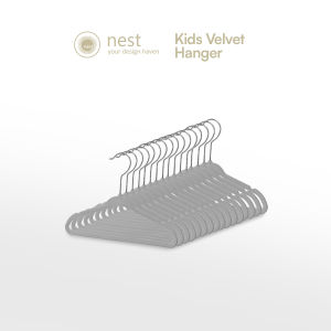 NEST DESIGN LAB Premium Hangers for Clothes Velvet Hanger for Adults 30 Packs - Heavy Duty Laundry Essentials