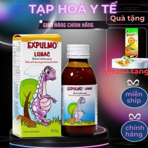 Siro Ho Trẻ Em Expulmo Lunac -  HỖ TRỢ GIẢM HO KHAN HO CÓ ĐỜM DÀNH CHO TRẺ EM 150g