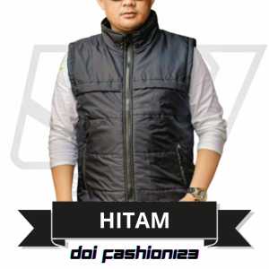 JAKET ROMPI PARASUT HIKING STAMVAN OUTDOOR lapisan Dakron kupluk  - Vest polos pria motor