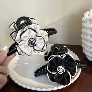 Hoa trà Pháp MỚI Kẹp Tóc Càng Cua lớn 13CM Kẹp Tóc Càng Cua cua Kẹp Tóc cuộn cạnh Hoa trà Scrunchies Phụ Kiện Cài Tóc cho phụ nữ2026