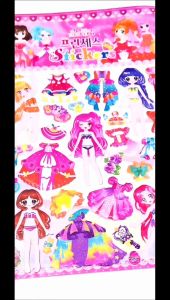 3D Sticker Kids Sticker Bubble Sticker Mainan Budak Perempuan Sticker Murah Paper Doll Dress Up Sticker Cute Sticker Dinosaur Vechicle Sofia Pony Sticker 儿童贴纸
