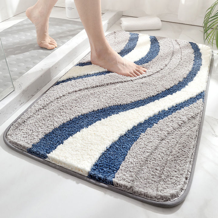 [Malaysia Stock] INSOUND Bath Floor Mat Super Absorbent Rug NonSlip