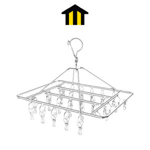 MONZA ที่ตากถุงเท้า ที่หนีบผ้าสแตนเลส ไม้แขวนสแตนเลส 30 ตัวล็อค No.Y1900