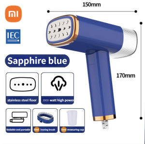 Xiaomi MIJIA Steam Iron 2000W Handheld Foldable Mini Portable Iron Travel Flat/Hanging Garment Steamer Iron Dry/Wet Ironing Machine (Malay Spot)