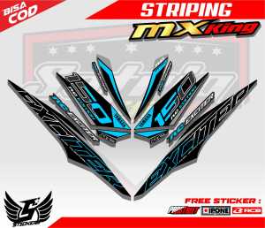STRIPING VARIASI MOTOR YAMAHA JUPITER MX KING / STICKER LIST MOTOR YAMAHA JUPITER MX KING