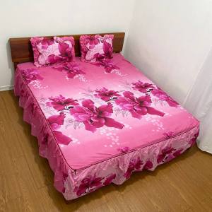 ANEKA BEDSHEET - Sprei Rumbai bantal model a8 size 180x200 bahan Disperse 3D 110 GSM