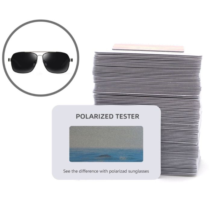 How to check sunglasses for polarization?