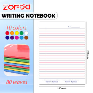 10Pcs 80Sheets Writing Notebook Grade 1-5 Composition Notebook School Supplies Set for Elementary