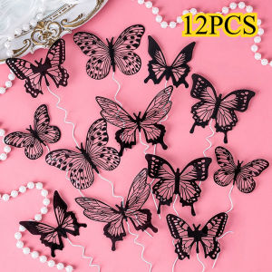 12pcs/set 3D Colorful Butterfly Design Decal Art Wall Stickers Room Decoration